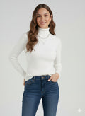Chic High Neck Women's Knit Sweater