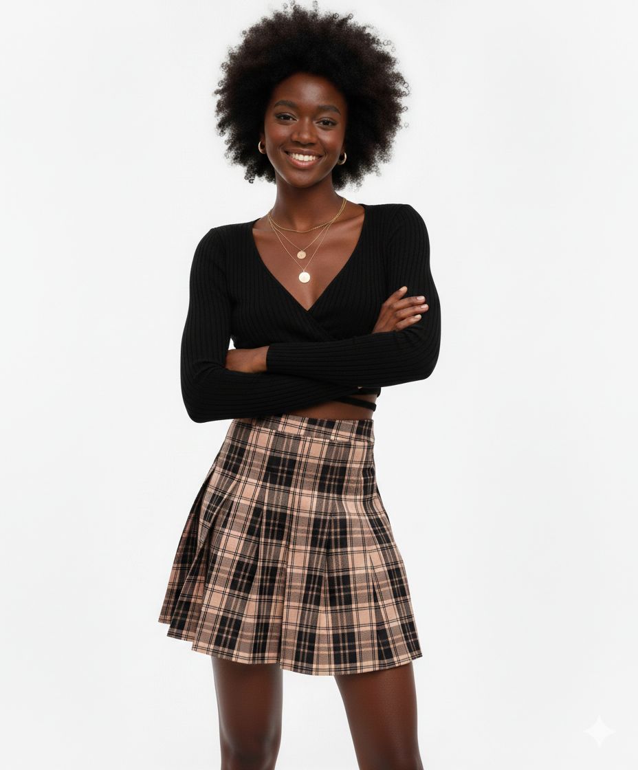 Fashionable V-Neck Long Sleeve Knit Top for Women